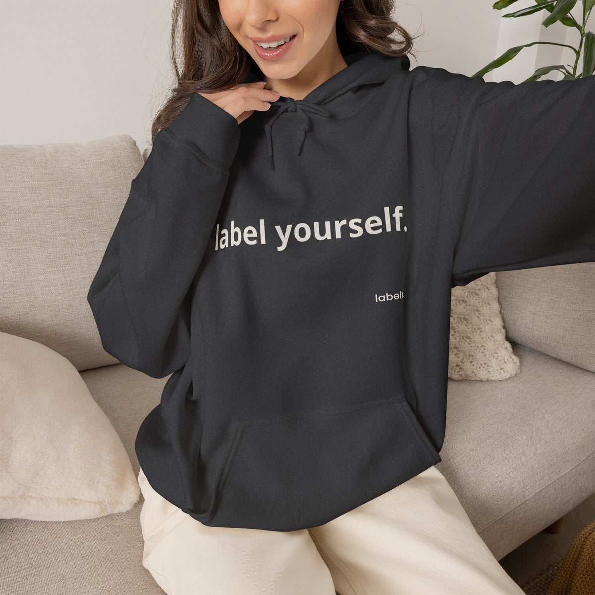 labeled. — Label Yourself Personalized Hoodie