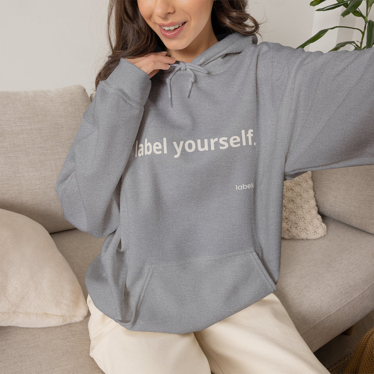 labeled. — Label Yourself Personalized Hoodie