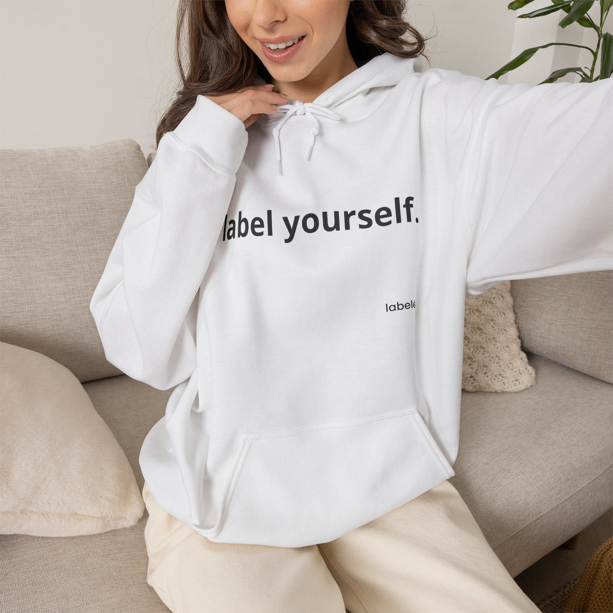 labeled. — Label Yourself Personalized Hoodie