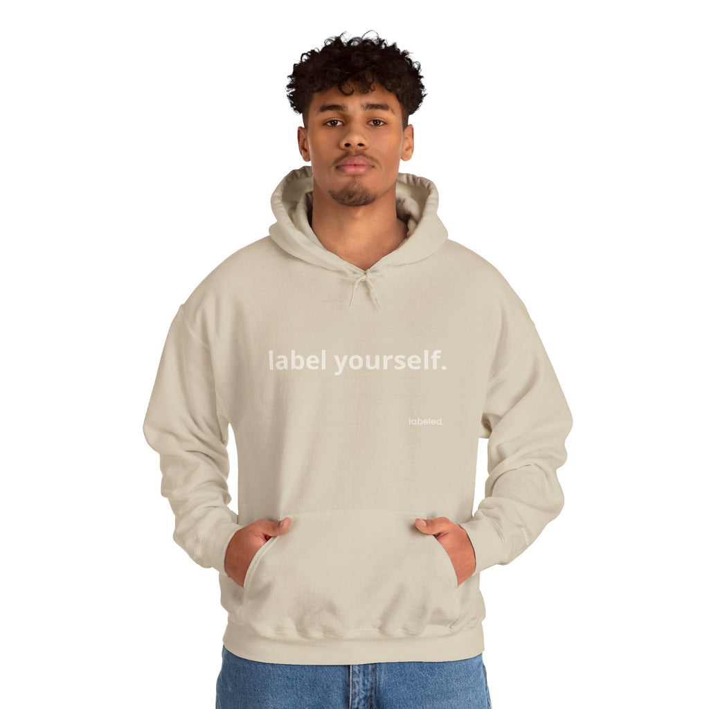 labeled. — Label Yourself Personalized Hoodie