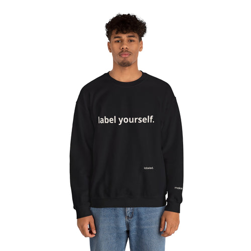 labeled. — Label Yourself Personalized Crewneck