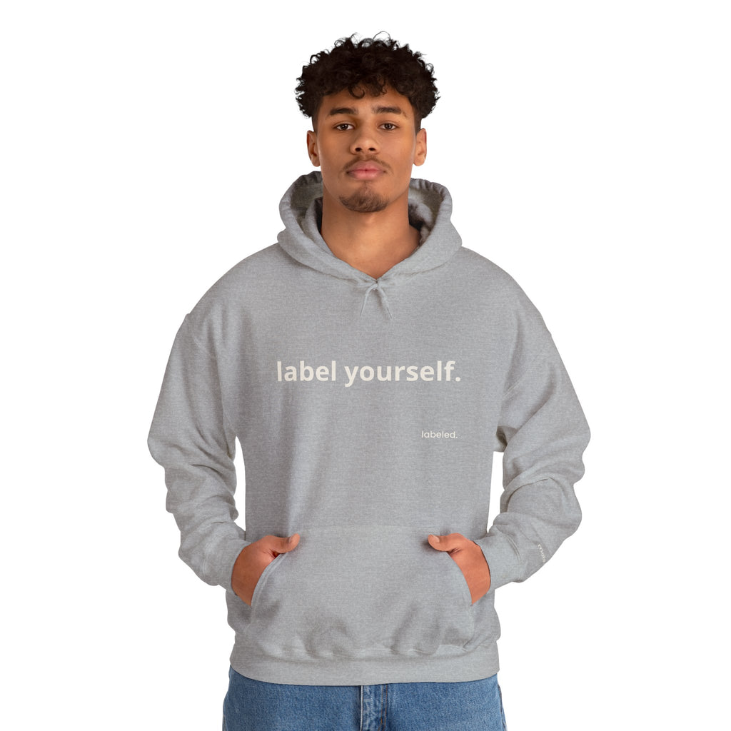 labeled. — Label Yourself Personalized Hoodie